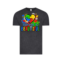 Vintage Black different is beautiful Vintage Tee - JahusDesignShop