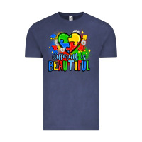 Vintage Denim different is beautiful Vintage Tee - JahusDesignShop