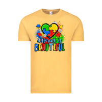 Vintage Mustard different is beautiful Vintage Tee - JahusDesignShop