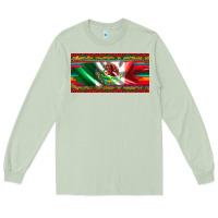 Matcha mexico flag serape roses leopard and glitter licanse plate Long Sleeve Tee - Artiststas