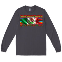 Smoke mexico flag serape roses leopard and glitter licanse plate Long Sleeve Tee - Artiststas