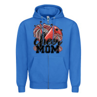True Royal cheer mom Zipper Hoodie - MaliasSmallBusiness