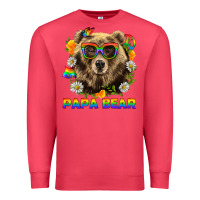 Cardinal Papa Bear Pride LGBTQ+ Premium Sweatshirt - BundleAndBundleShop