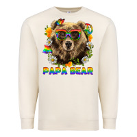 Sandshell Papa Bear Pride LGBTQ+ Premium Sweatshirt - BundleAndBundleShop