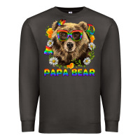 Smoke Papa Bear Pride LGBTQ+ Premium Sweatshirt - BundleAndBundleShop