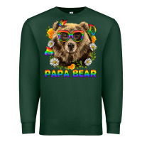 Papa Bear Pride Lgbtq+ Premium Sweatshirt | Teevron