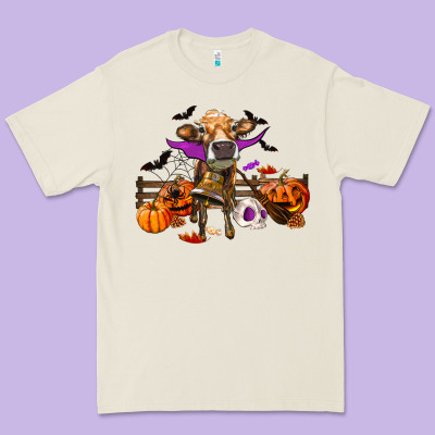Premium Tee Heifer Cow Halloween