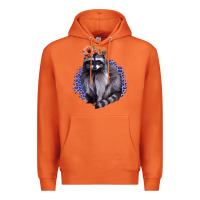 Carrot Raccoon with Flowers Premium Hoodie - Bettercallsaul