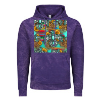 Cloud Purple western turquoise thunderbird seamless pattern Vintage Hoodie - HRA Design Shop