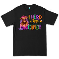 Black I herd there would be candy Heifer Premium Tee - RanaPortraitStore