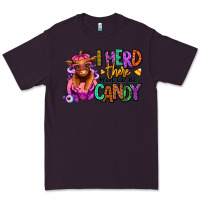 Plum I herd there would be candy Heifer Premium Tee - RanaPortraitStore
