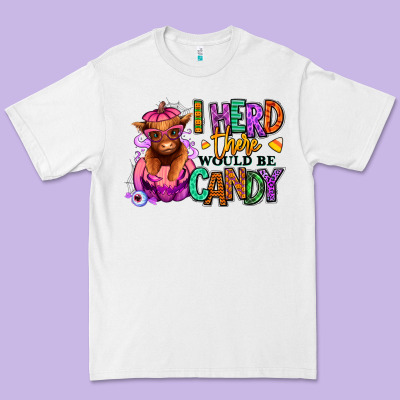 Premium Tee I herd there would be candy Heifer