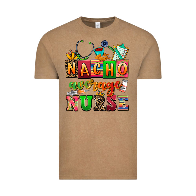 Nacho Average Nurse Vintage Tee by AdoDesignShop | Teevron