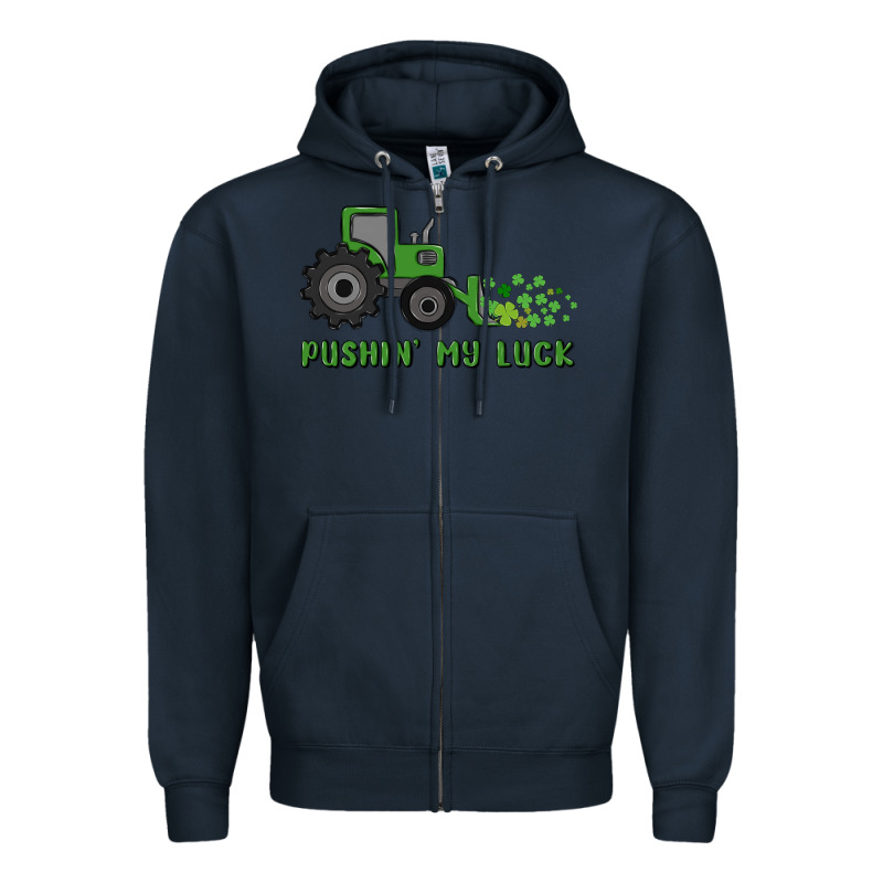 Pushin' My Luck Zipper Hoodie by MaliasSmallBusiness | Teevron
