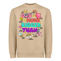 Mushroom god is bigger design Heavyweight Sweatshirt - JahusDesignShop