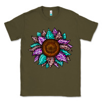 Army Green sunflower leopard color Classic Tee - JahusDesignShop