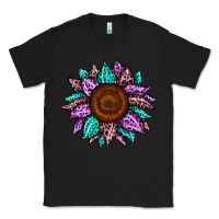 Black sunflower leopard color Classic Tee - JahusDesignShop