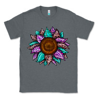Charcoal Heather sunflower leopard color Classic Tee - JahusDesignShop