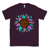 Plum sunflower leopard color Classic Tee - JahusDesignShop