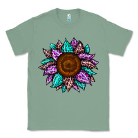 Sage sunflower leopard color Classic Tee - JahusDesignShop