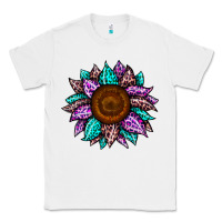 White sunflower leopard color Classic Tee - JahusDesignShop