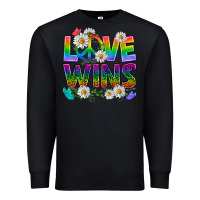Black Pride LGBTQ+ Love Wins Premium Sweatshirt - BundleAndBundleShop