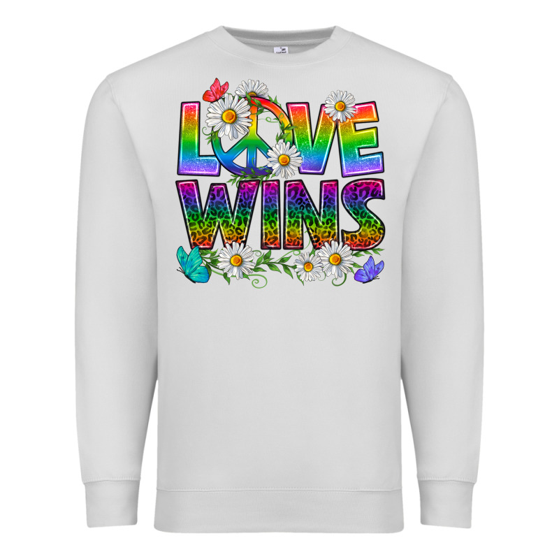 Pride Lgbtq+ Love Wins Premium Sweatshirt by BundleAndBundleShop | Teevron