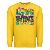 Lemon Pride LGBTQ+ Love Wins Premium Sweatshirt - BundleAndBundleShop