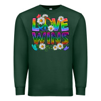 Sports Green Pride LGBTQ+ Love Wins Premium Sweatshirt - BundleAndBundleShop