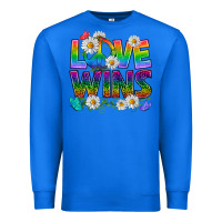 True Royal Pride LGBTQ+ Love Wins Premium Sweatshirt - BundleAndBundleShop