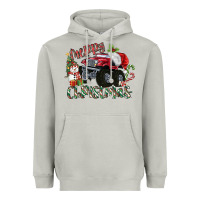 Moon Dust Merry Christmas Monster Truck Heavyweight Hoodie - MaliasSmallBusiness