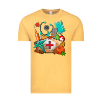 Vintage Mustard nurse  and fall Vintage Tee - AdoDesignShop