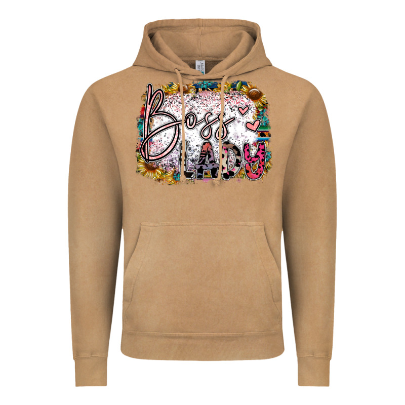 Boss Lady Vintage Hoodie by SublimationCraftShop | Teevron