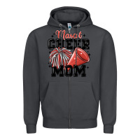 Smoke mascot cheer mom Zipper Hoodie - MaliasSmallBusiness