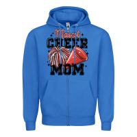 True Royal mascot cheer mom Zipper Hoodie - MaliasSmallBusiness