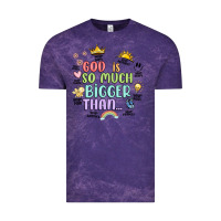 Cloud Purple god is bigger Vintage Tee - JahusDesignShop