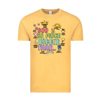 Vintage Mustard god is bigger Vintage Tee - JahusDesignShop