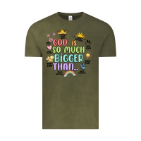 Vintage Olive god is bigger Vintage Tee - JahusDesignShop