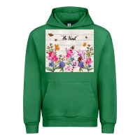 Emerald be kind wildflower Urban Hoodie - TumblerDesignByShophia