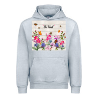 Heather Grey be kind wildflower Urban Hoodie - TumblerDesignByShophia