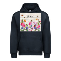 Navy be kind wildflower Urban Hoodie - TumblerDesignByShophia