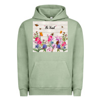Pigment Oil Green be kind wildflower Urban Hoodie - TumblerDesignByShophia
