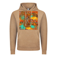 Vintage Coffee western skeleton seamless pattern Vintage Hoodie - HRA Design Shop