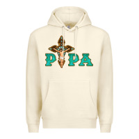 Sandshell Papa Jesus with Cross Premium Hoodie - Bettercallsaul