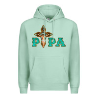 Seafoam Papa Jesus with Cross Premium Hoodie - Bettercallsaul