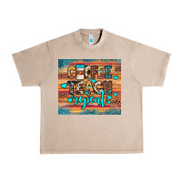 French Oak coffee teach repeat Urban Heavy Tee - JahusDesignShop