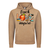 Vintage Coffee teach love inspıre Vintage Hoodie - JahusDesignShop