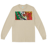 Mushroom mexico flag cowhide leopard sunflower and roses licanse  plate Long Sleeve Tee - Artiststas