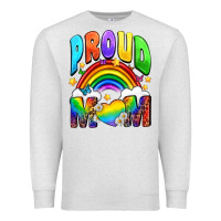 Oatmeal Heather Western Proud Mom Premium Sweatshirt - BundleAndBundleShop
