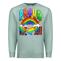 Seafoam Western Proud Mom Premium Sweatshirt - BundleAndBundleShop